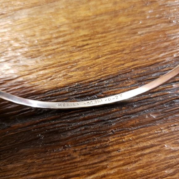 Set of 3 Vintage Sterling Silver Bangle Bracelets - Picture 7 of 9